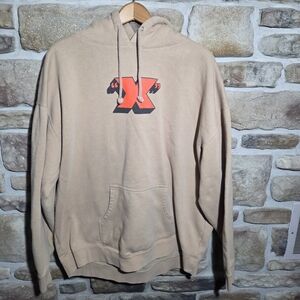 A24 X Movie 1979 Graphic Hoodie Independent Trading Co Tan Men's 3XL Horror Film